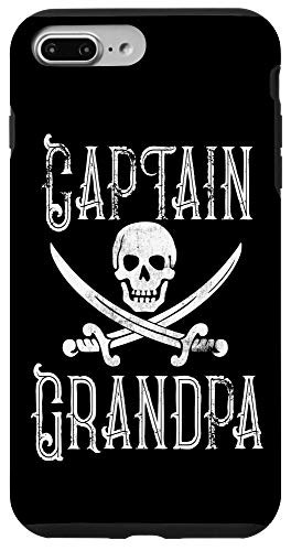 iPhone 7 Plus-8 Plus Boat Captain Grandpa - Pirate Matching Family Cruise Case