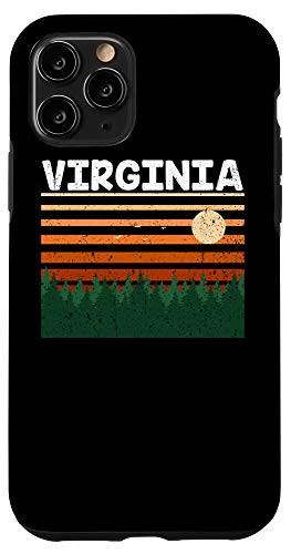 iPhone 11 Pro Vintage Virginia Sunset Woods Outdoors Souvenir Case