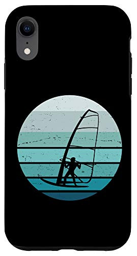 iPhone XR Windsurfing Surfer with sail summer waves wind Case