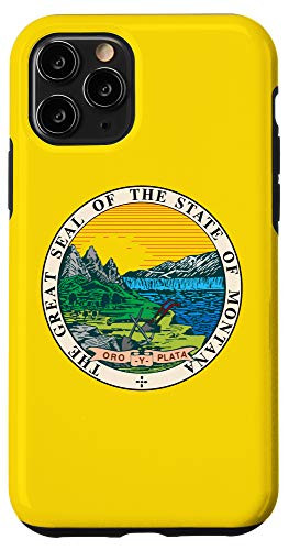 iPhone 11 Pro State of Montana Seal Flag - I Love my Home Country Case