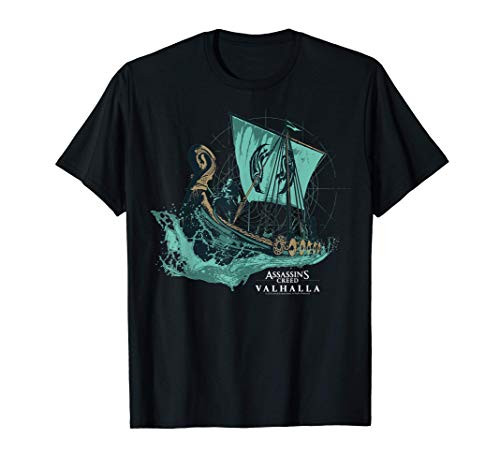 Assassins Creed Valhalla Long Boat T-Shirt