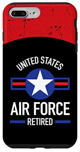 iPhone 7 Plus-8 Plus United States Air Force Retired USAF Retirement Gifts Case