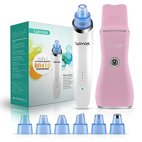 VOYOR Blackhead Remover Pore Vacuum - Facial Skin Scrubber Facial Pore Cleaner Acne White Heads Removal