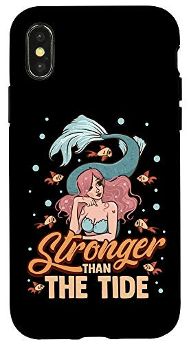 iPhone X-XS Mermaid Captain Boat Anchor Pontoon Ship Sailor Case