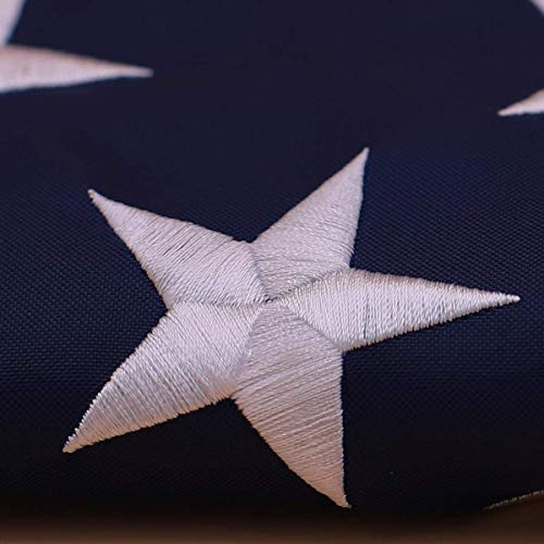 Aniler - American USA US Flag 5x8 ft Embroidered Stars Sewn Stripes Brass Grommets