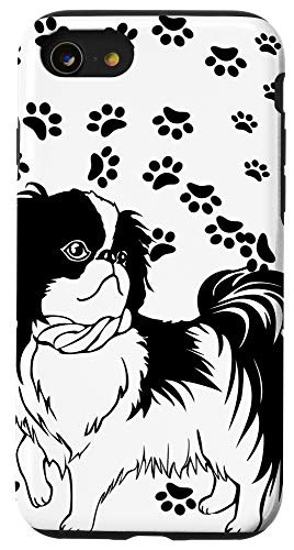 iPhone SE -2020- - 7 - 8 Dog Lover Gift Shih Tzu Accessory Paw Prints Dog Case