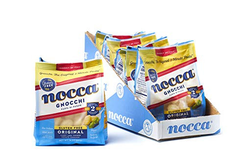 Nocca Gnocchi Potato Dumplings Pasta -Original Gluten Free  Pack of 6-