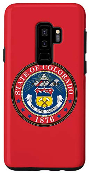 Galaxy S9- State of Colorado Seal Flag - I Love my Home Country Case Galaxy S9- State of Colorado Seal Flag - I Love my Home Country Case