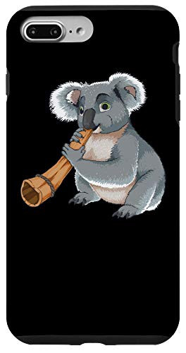 iPhone 7 Plus-8 Plus Cool Koala Playing Didgeridoo Gift - Funny Bear Musician Fan Case
