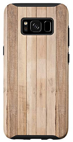 Galaxy S8 old-wood-plank-wall-background-old-wooden- cell phone case Case