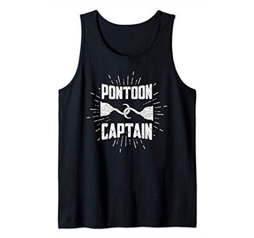 Pontoon Captain - Funny Pontoon Boat Tank Top