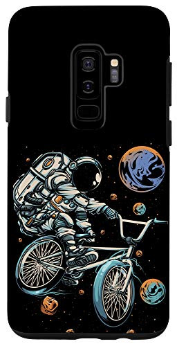 Galaxy S9- Astronaut on Bicycle in Space Doing Tricks - BMX Astronaut Case