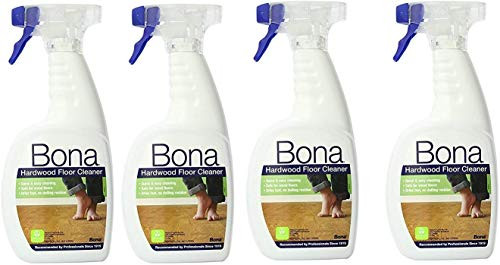 4 Pack Bona Hardwood Floor Cleaner Spray