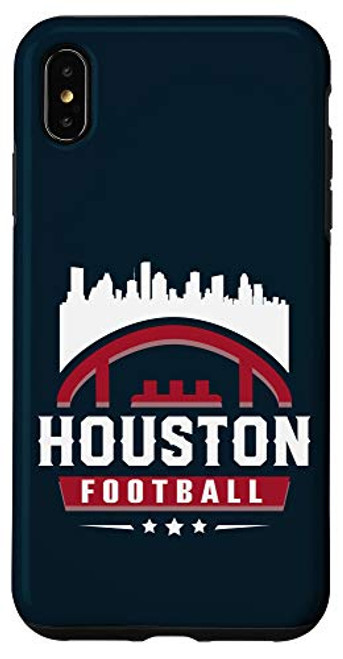 iPhone XS Max Classic Houston Football Stars City Skyline Case iPhone XS Max Classic Houston Football Stars City Skyline Case