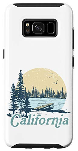 Galaxy S8 Vintage California Dock By A Lake In The Woods Case