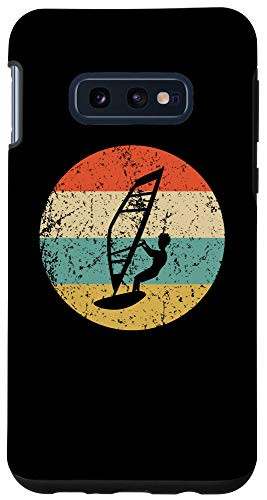Galaxy S10e Windsurfing Vintage Retro Windsurfer Case