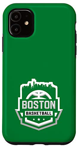 iPhone 11 Classic Boston Basketball Stars Skyline Case