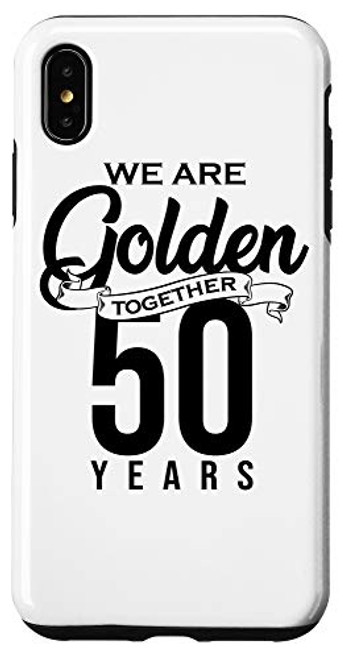 iPhone XS Max Funny 50th Golden Wedding Anniversary Gift Couples Men Women Case iPhone XS Max Funny 50th Golden Wedding Anniversary Gift Couples Men Women Case