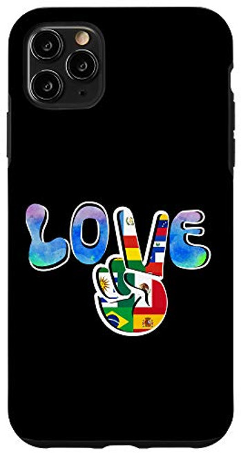 iPhone 11 Pro Max National Hispanic Heritage Month Love Latino Countries Flags Case iPhone 11 Pro Max National Hispanic Heritage Month Love Latino Countries Flags Case