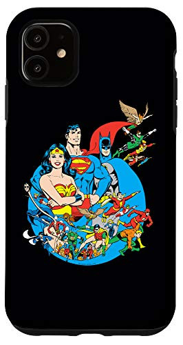 iPhone 11 Justice League Classic Heroes Case