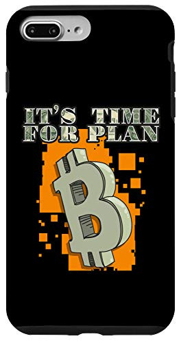 iPhone 7 Plus-8 Plus Its Time for Plan B Digital Cryptocurrency Gift Case