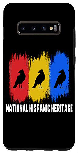 Galaxy S10- National Hispanic Heritage Month Caracara Bird Latino Flag Case