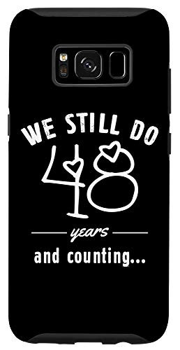 Galaxy S8 48th Wedding Anniversary Couple Matching Marriage Day Gifts Case