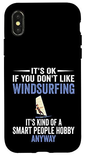 iPhone X-XS Smart People Hobby Windsurfing - Funny Wind Surfer Case