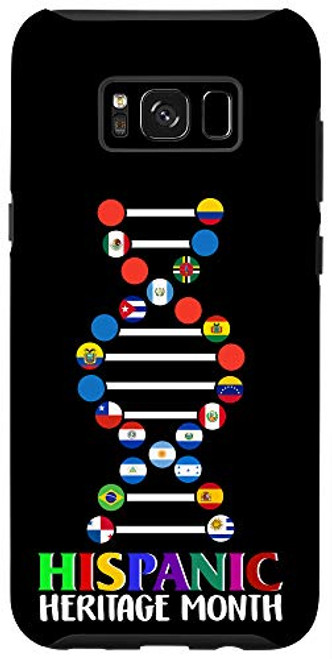 Galaxy S8- National Hispanic Heritage Month DNA Latino Nationalities Case Galaxy S8- National Hispanic Heritage Month DNA Latino Nationalities Case