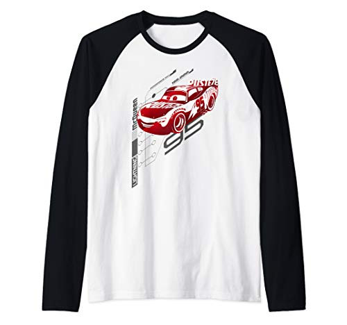 Disney Pixar Cars McQueen Digital Profile Raglan Baseball Tee Disney Pixar Cars McQueen Digital Profile Raglan Baseball Tee