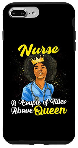 iPhone 7 Plus-8 Plus African American Nurse Black Nursing ER RN Doctor Case