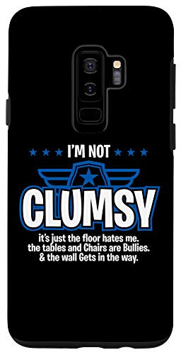 Galaxy S9- Its Just The Floor Hates Me Humor Funny Sarcastic Dad Gift Case