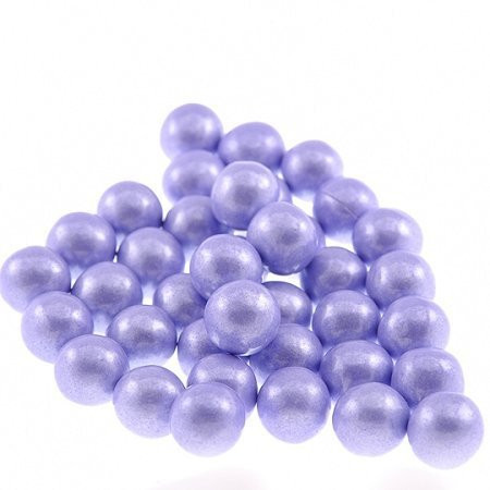 Lavender-Light Purple Shimmer 1 Gumballs  1LB