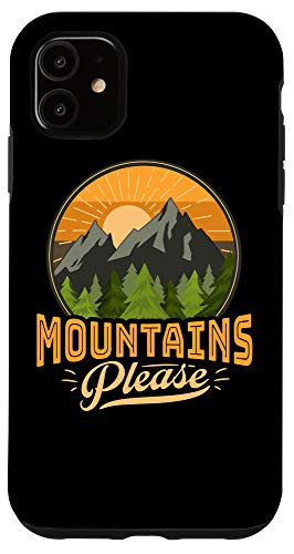 iPhone 11 Mountain Hiking Outdoor Hiking Mountains Please Backpacker Case