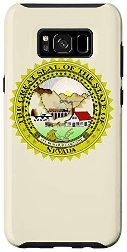 Galaxy S8- State of Nevada Seal Flag - I Love my Home Country Case
