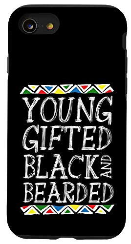 iPhone SE -2020- - 7 - 8 Young Gifted And Black Bearded Cool Black History Month Gift Case
