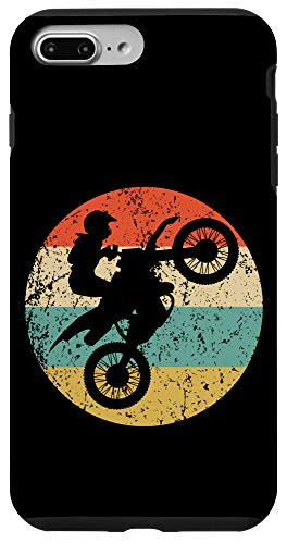 iPhone 7 Plus-8 Plus Retro Motocross Bike 1960s 1970s Vintage Style Motocross Case