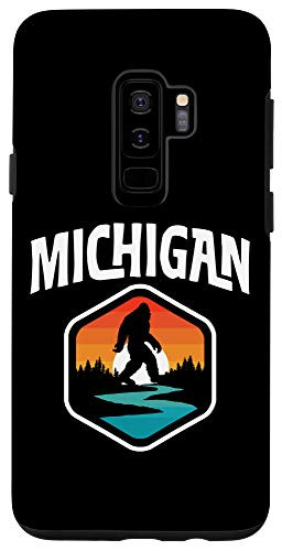 Galaxy S9- Michigan Vintage Bigfoot Outdoor and State Pride Nature Case