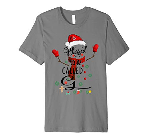 Grandma tee - Blessed to be called G Snowman Premium T-Shirt