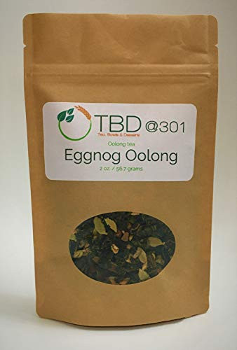 Eggnog Oolong Tea - Herbal Tea - All Natural - Blend with Oolong tea  Cinnamon  Cloves  Ginger  Cardamom  Black Pepper  Fennel  Coriander  Natural Fla