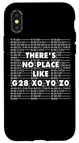 iPhone X-XS CNC Machinist I Funny CAD G28 Operator G-Code Programmer Case