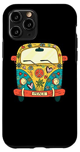 iPhone 11 Pro Hippie van Colorful peace Gift for Women and Men Case
