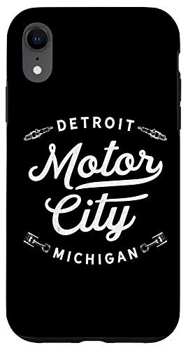 iPhone XR Classic Detroit Motor City Michigan Auto Enthusiast Novelty Case
