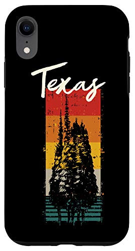 iPhone XR Texas Vintage Outdoors Sunset Souvenir Case