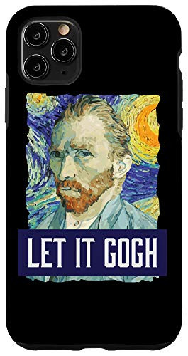 iPhone 11 Pro Max Funny Let It Gogh Vincent Van Gogh Artist Case