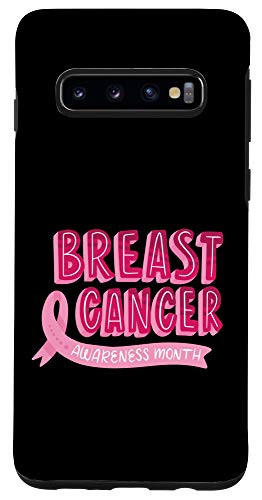 Galaxy S10 Cute pink ribbon Breast cancer awareness month Case
