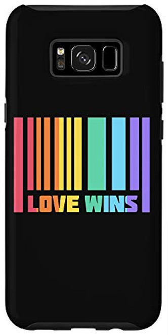 Galaxy S8- Love Wins LGBT Gay Lesbian Pride Rainbow Flag Pride Month Case