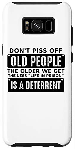 Galaxy S8- Retro Vintage Dont Piss Off Old People The Older We Get Case
