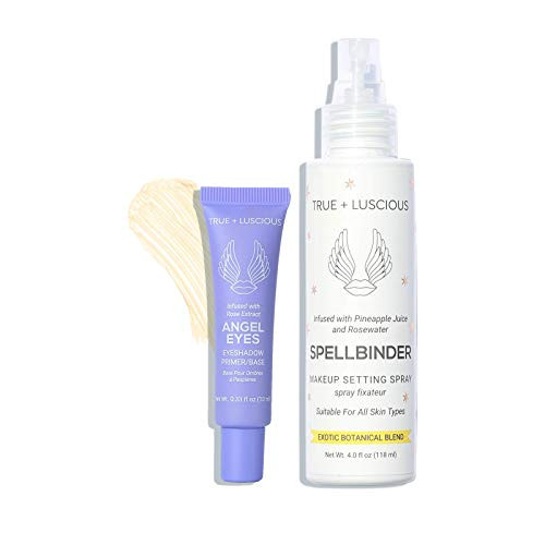 True - Luscious Angel Eyes Eyeshadow Primer -Light- and Spellbinder Makeup Setting Spray