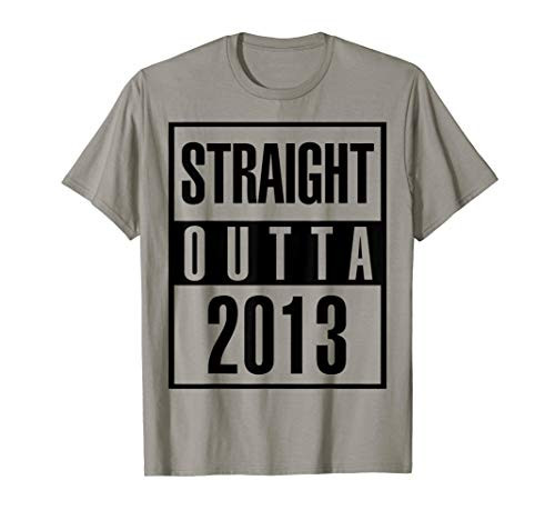 Straight Outta 2013 7th Birthday Vintage 7 years old Gift T-Shirt